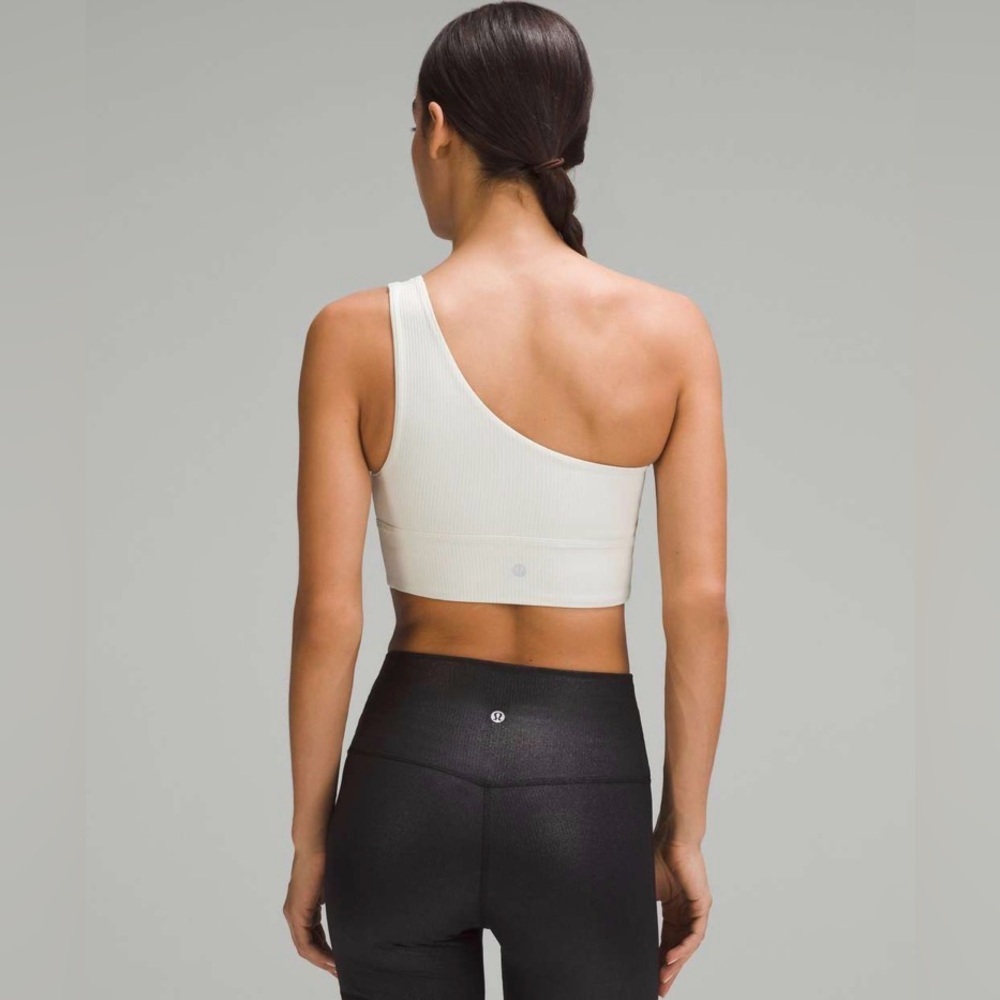 Lululemon Align Asymmetrical Ribbed Bra *Light Support C/D Cup Shine - Picture 2 of 6